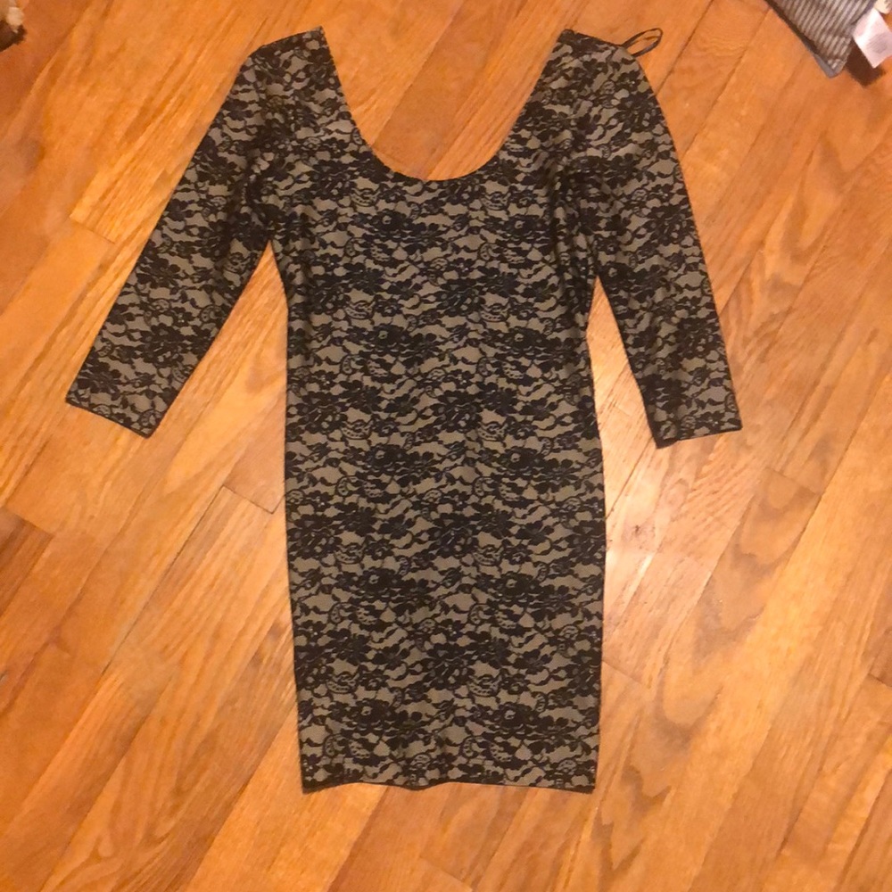 Lace Look Bodycon Dress